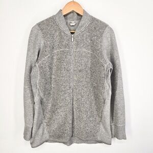 lululemon athletica Heather Gray Bomber Jacket